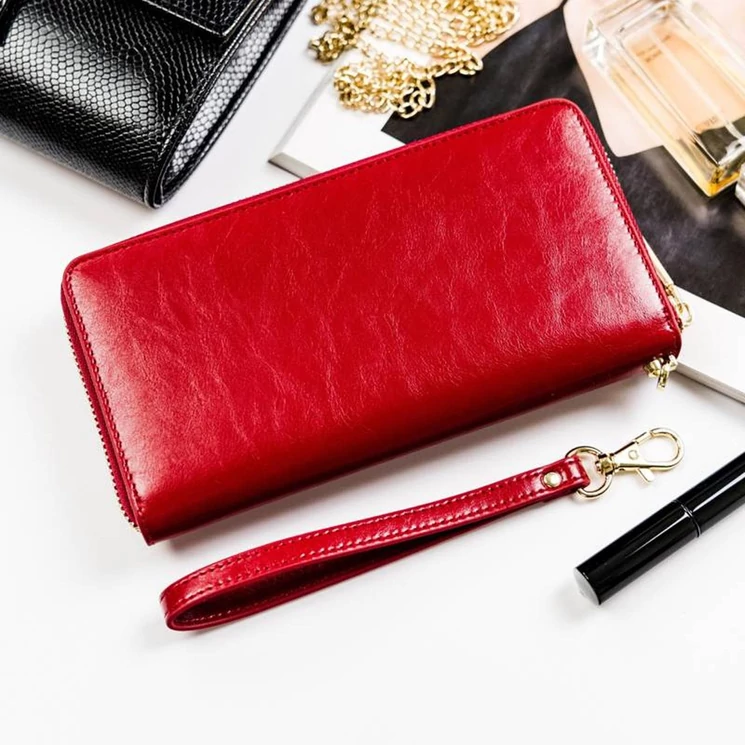 Peterson Valódi bőr Pénztárca