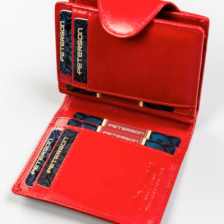 Peterson Valódi bőr Pénztárca