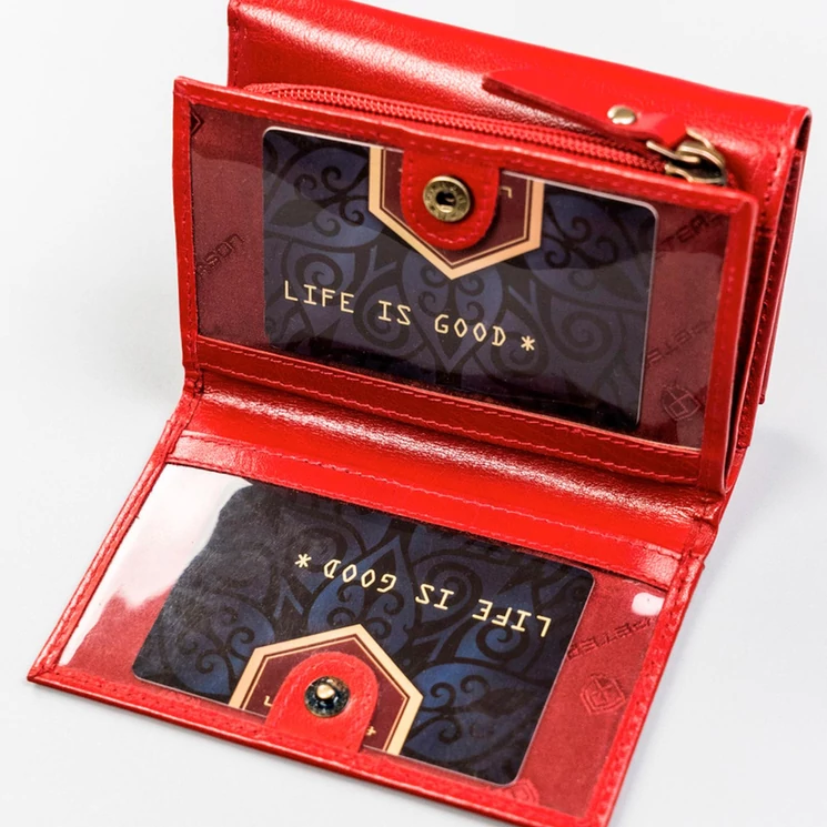 Peterson Valódi bőr Pénztárca