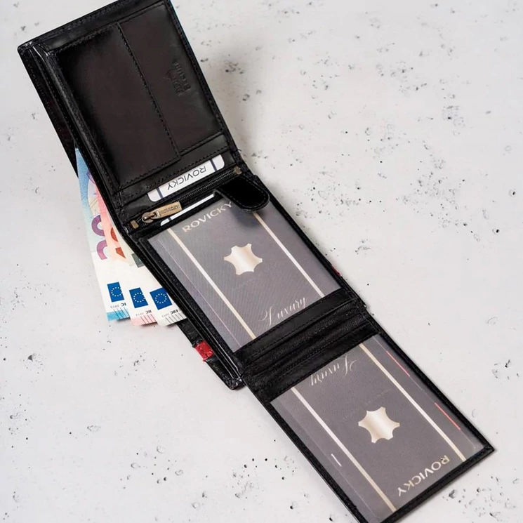 Peterson Valódi bőr Pénztárca