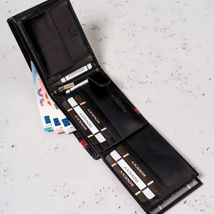 Peterson Valódi bőr Pénztárca