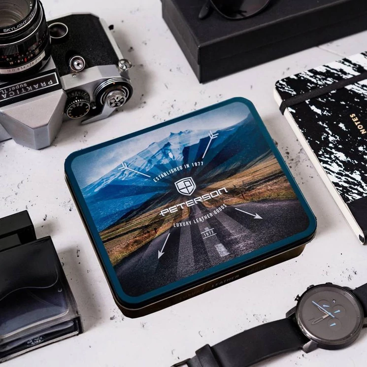 Peterson Valódi bőr Pénztárca RFID védelemmel