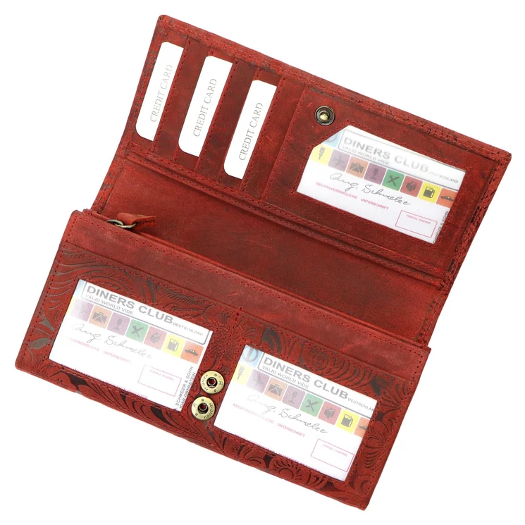 Wild Valódi bőr Pénztárca