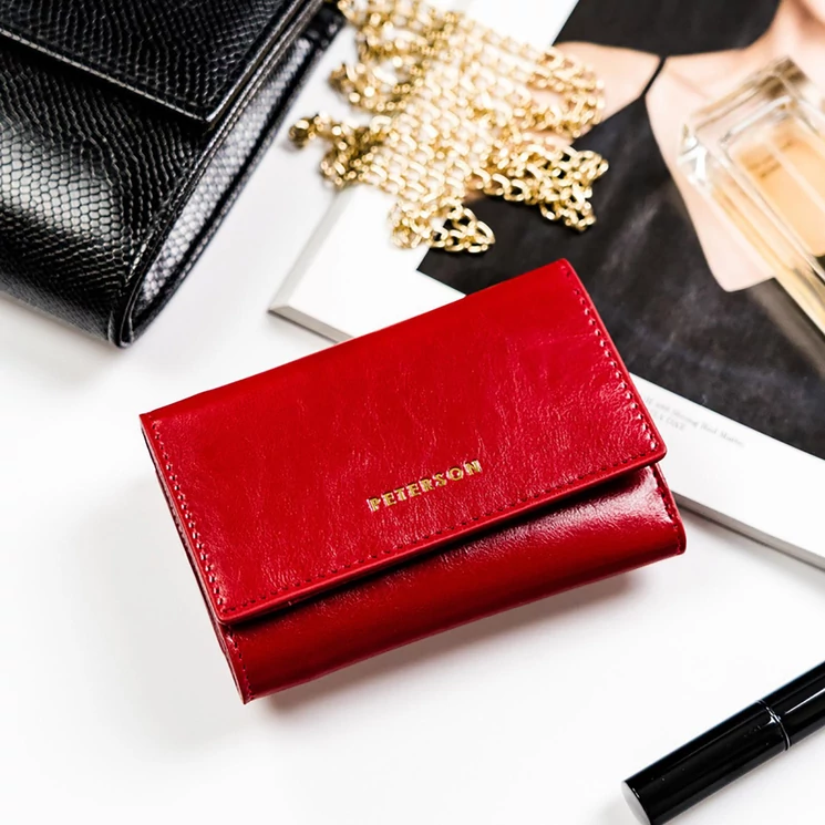 Peterson Valódi bőr Pénztárca