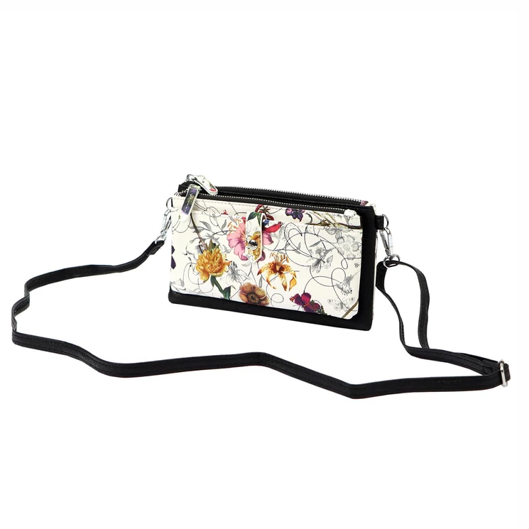 Paolo Bags Virágos női Pénztárca