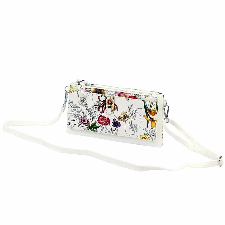 Paolo Bags Virágos női Pénztárca