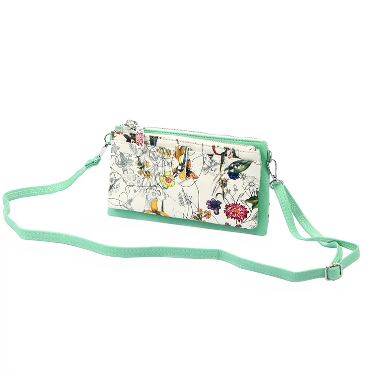 Paolo Bags Virágos női Pénztárca