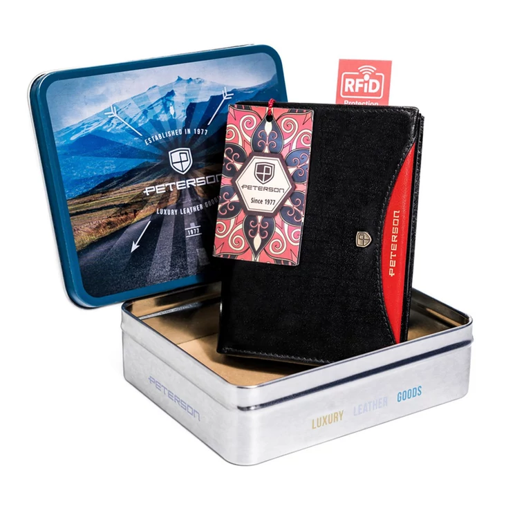 Peterson Valódi bőr Pénztárca