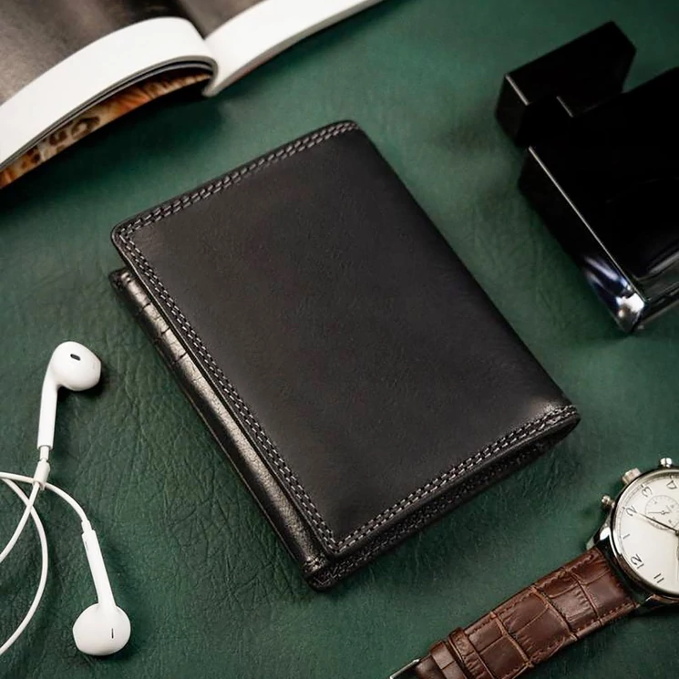 Peterson Valódi bőr Pénztárca