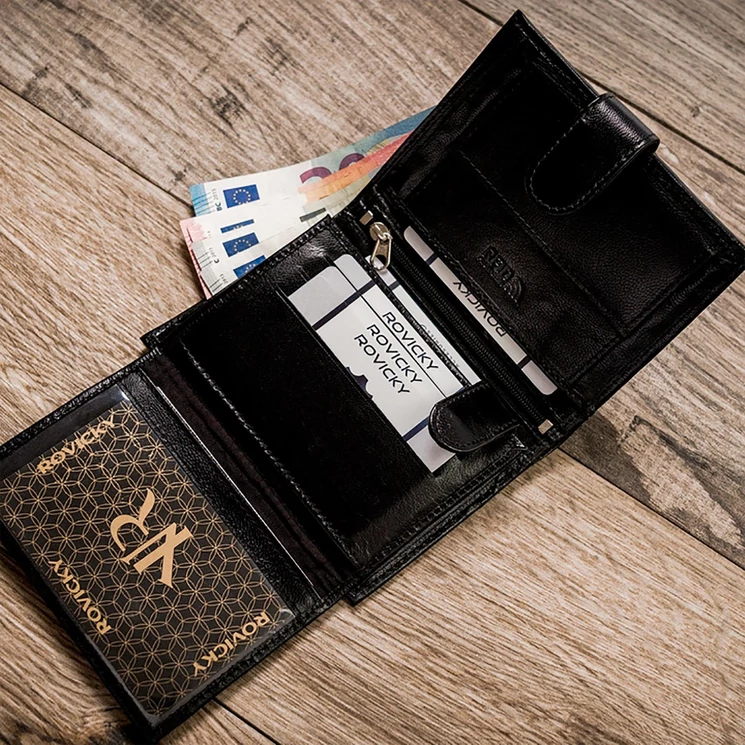 Rovicky Valódi bőr Pénztárca