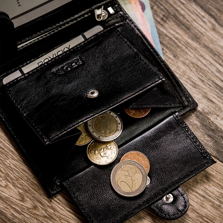 Rovicky Valódi bőr Pénztárca