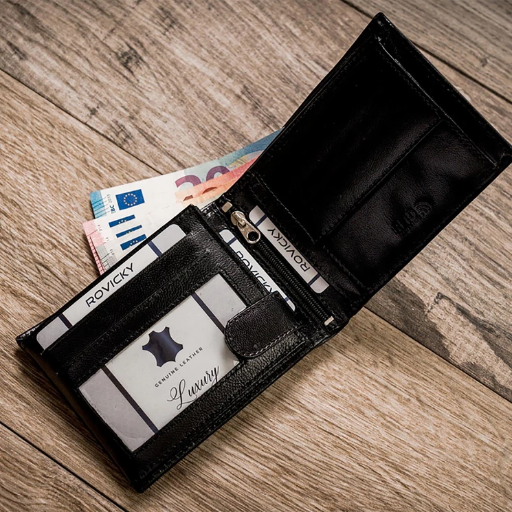 Rovicky Valódi bőr Pénztárca