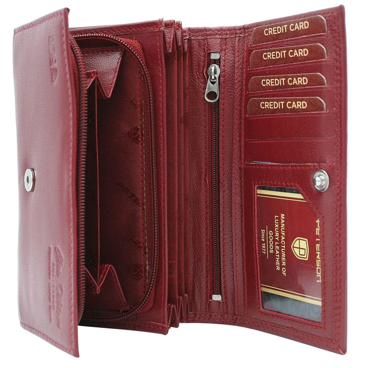 Peterson Valódi bőr Pénztárca