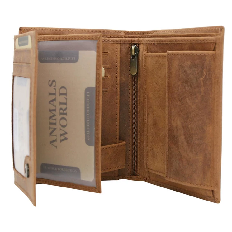 Vadász Wild Valódi bőr Pénztárca