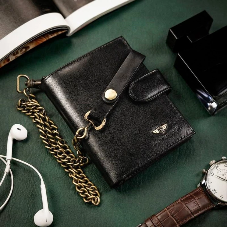 Peterson Valódi bőr Pénztárca