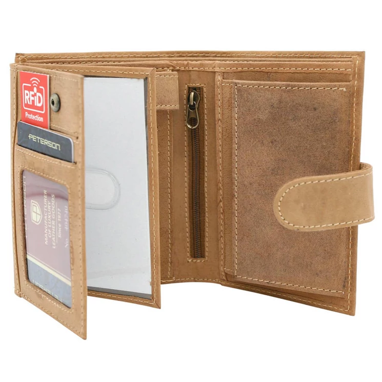 Peterson Valódi bőr Pénztárca