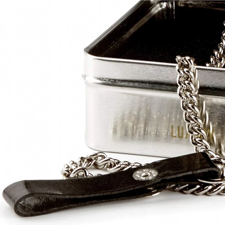 Láncos Peterson Valódi bőr Pénztárca díszdobozban