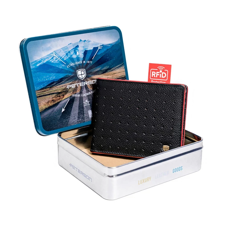 Peterson Valódi bőr Pénztárca
