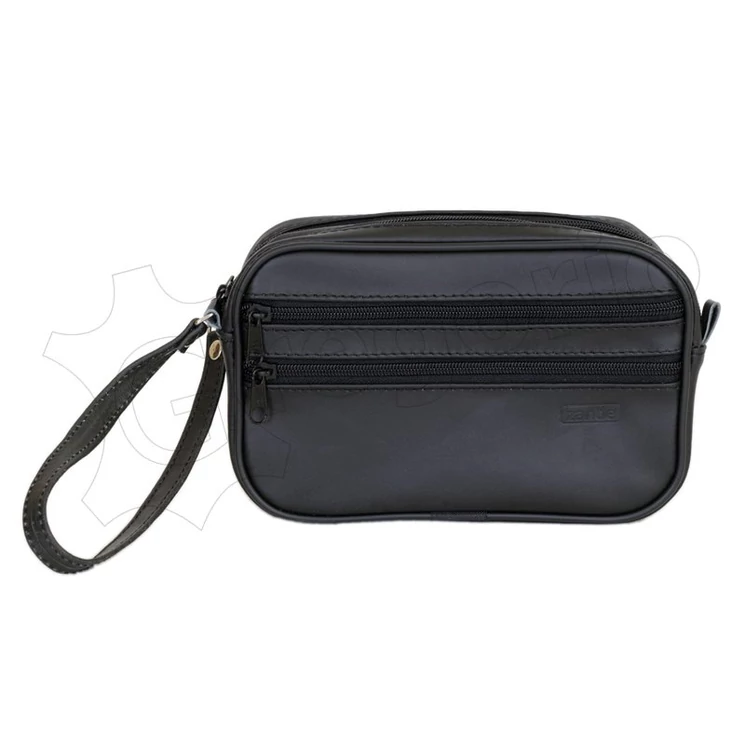 Zande Valódi Bőr Autóstáska fekete színben