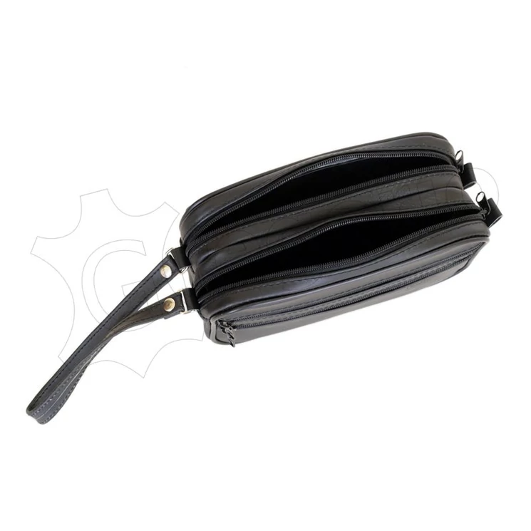 Zande Valódi Bőr Autóstáska fekete színben