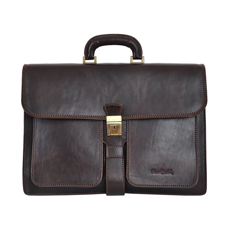 Pierre Cardin Valódi bőr Aktatáska