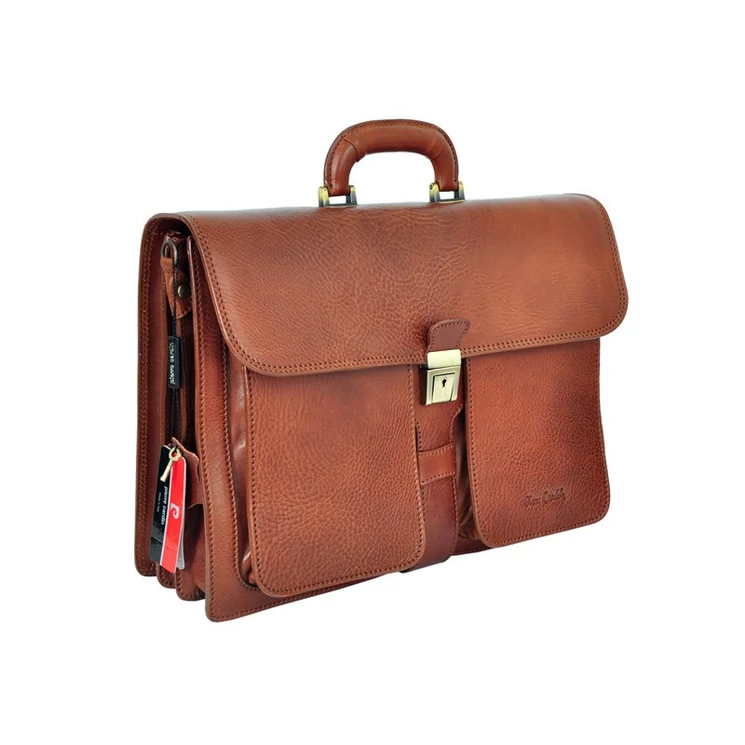 Pierre Cardin Valódi bőr Aktatáska