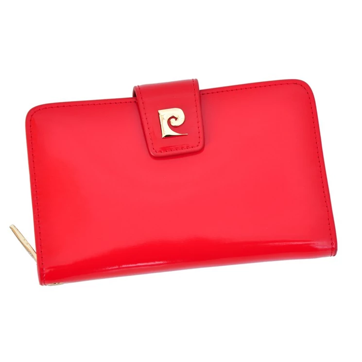 Pierre Cardin Valódi bőr Piros Pénztárca