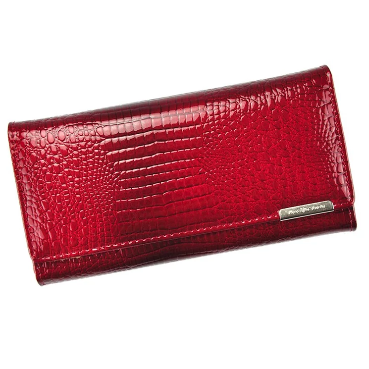 Jennifer Jones piros lakkbőr Pénztárca