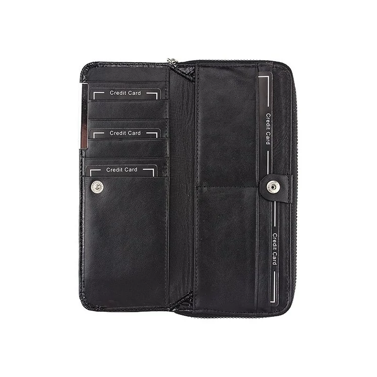 Gregorio Valódi bőr Pénztárca Piros színben