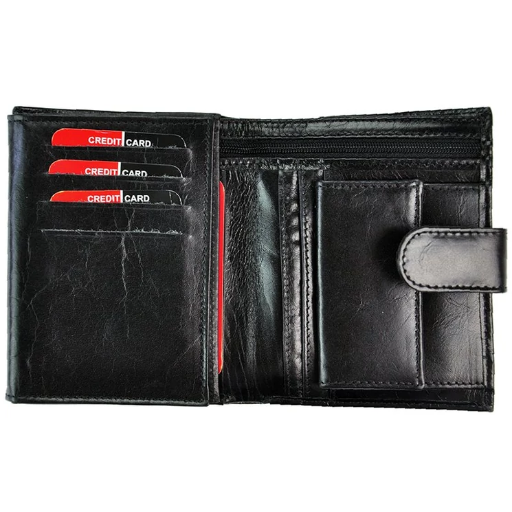 Ronaldo Sokrekeszes Valódi bőr Pénztárca