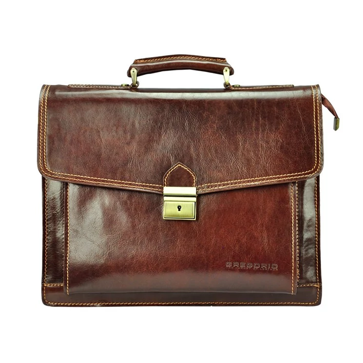 Gregorio Valódi bőr Aktatáska