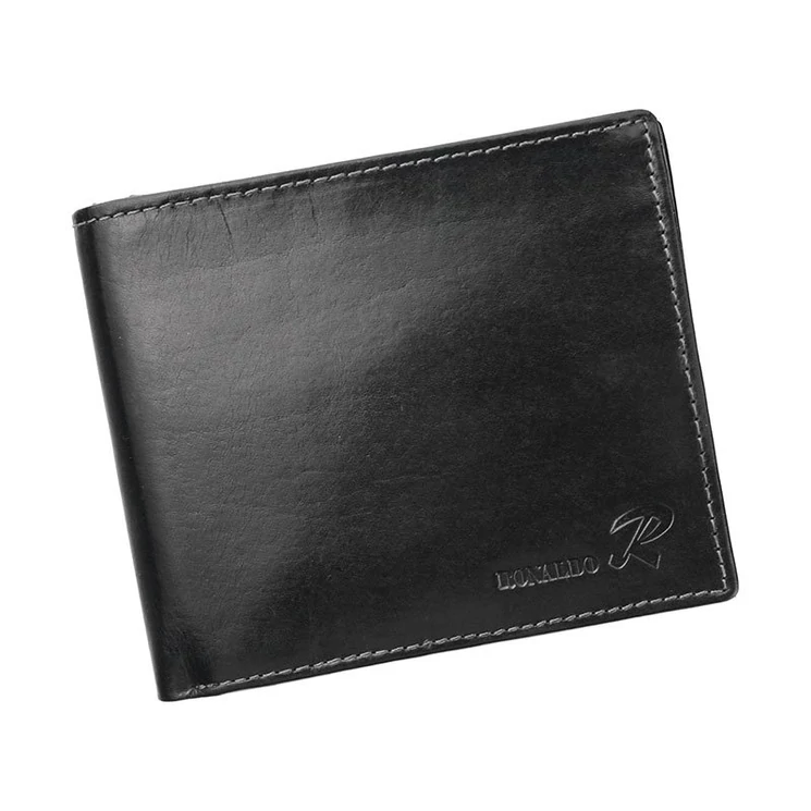 Ronaldo Valódi bőr Pénztárca RFID védelemmel