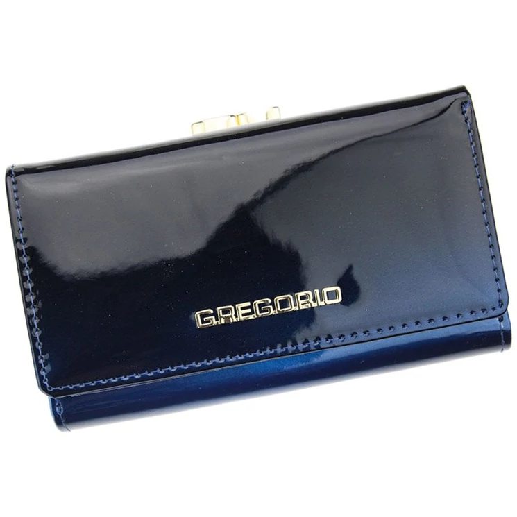 Piros Lakk Valódi bőr Pénztárca