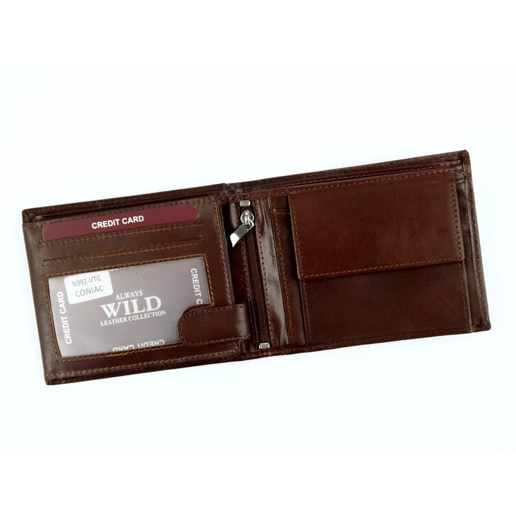 Wild Valódi bőr Pénztárca