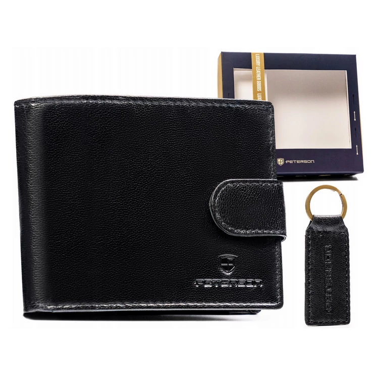 Peterson Férfi pénztárca és kulcstartó ajándékcsomag