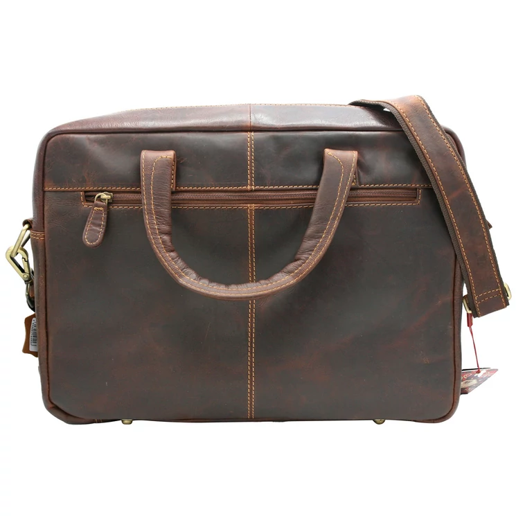 Peterson valódi bőr Férfi laptoptáska