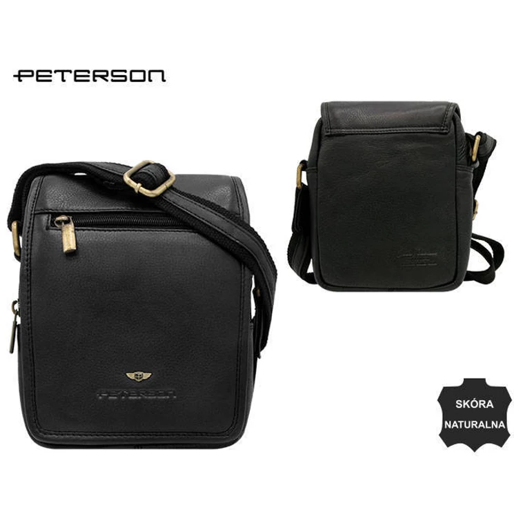  Férfi oldaltáska fekete színben