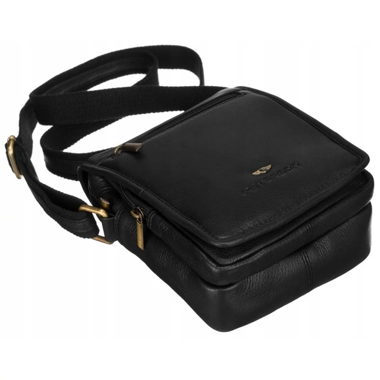  Férfi oldaltáska fekete színben