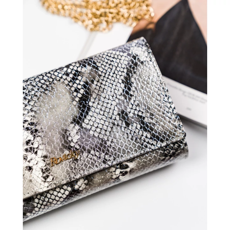 Elegáns ROVICKY Valódi Lakk bőr Női pénztárca