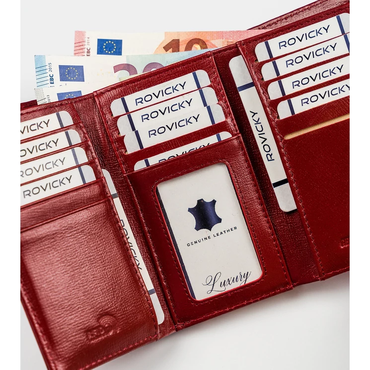 Lakk Valódi bőr női pénztárca