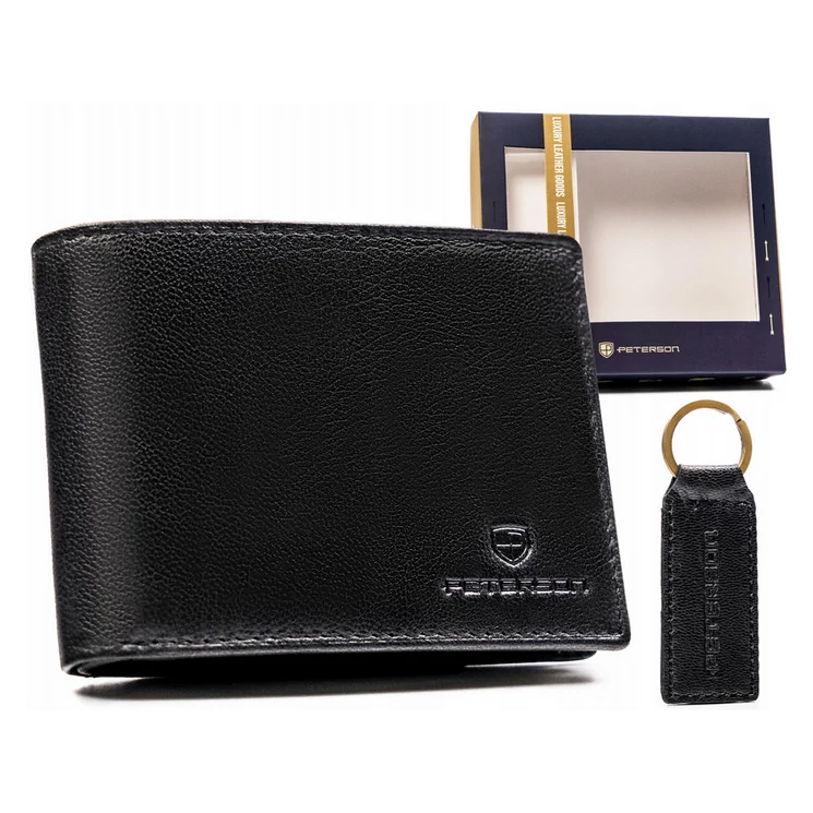 Peterson Férfi pénztárca és kulcstartó ajándékcsomag