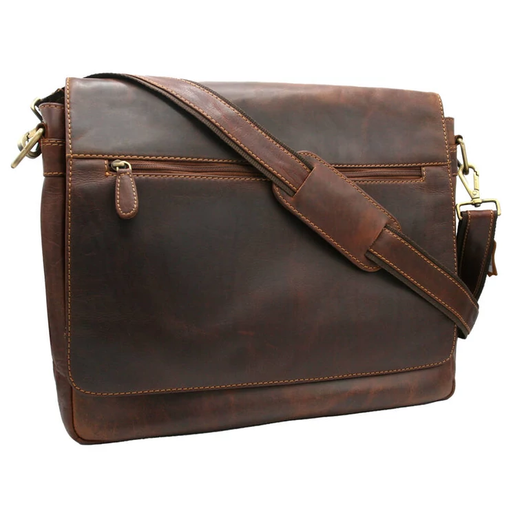 Peterson valódi bőr Férfi oldaltáska