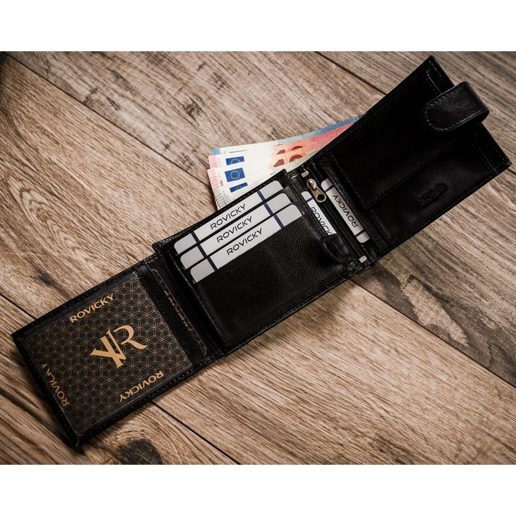 Elegáns férfi pénztárca RFID védelemmel