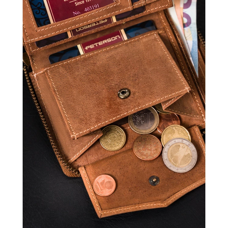 Elegáns Valódi Bőr Férfi pénztárca RFID védelemmel