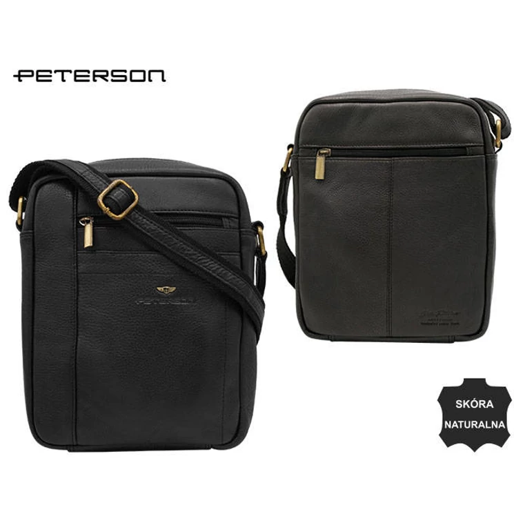 Férfi oldaltáska fekete színben