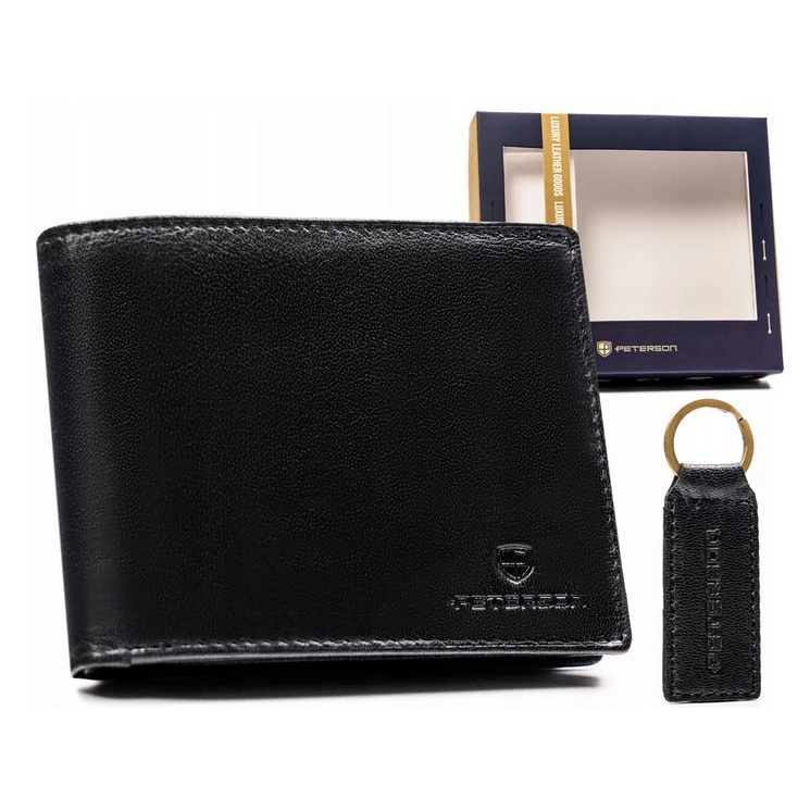 Peterson Férfi pénztárca és kulcstartó ajándékcsomag