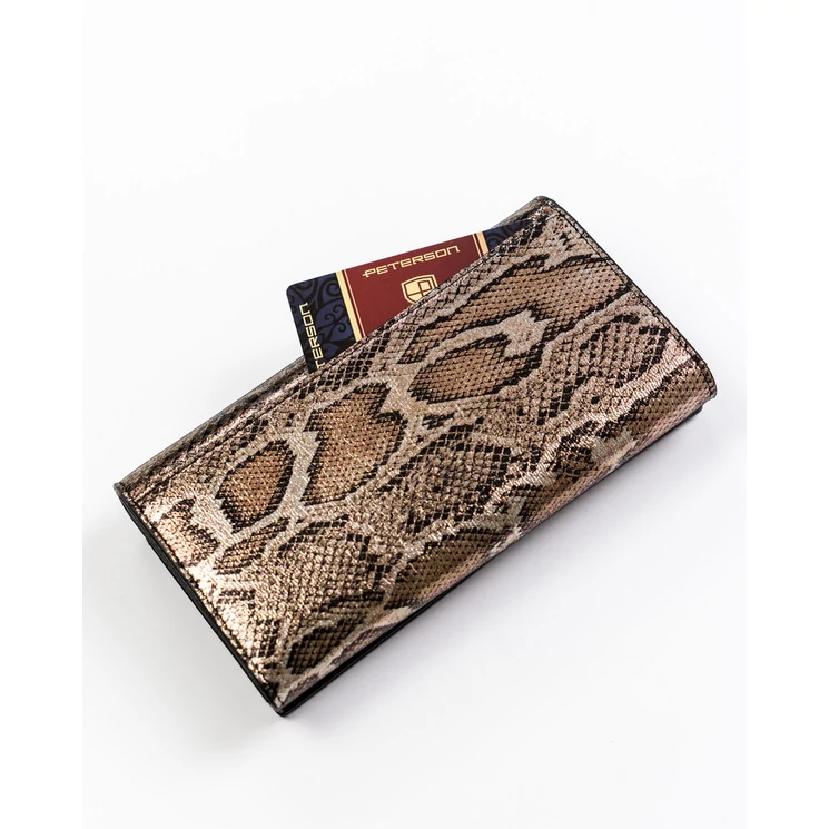 Valódi bőr Lakk Női pénztárca