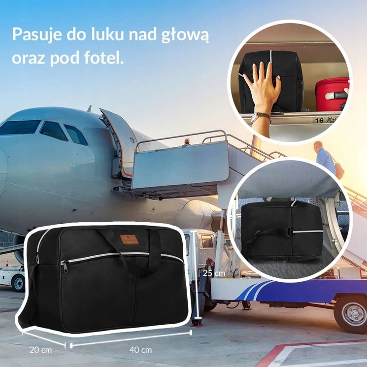 Peterson Fedélzeti táska Ryanair fedélzeti ingyenes méret 40 x 20 x 25 cm