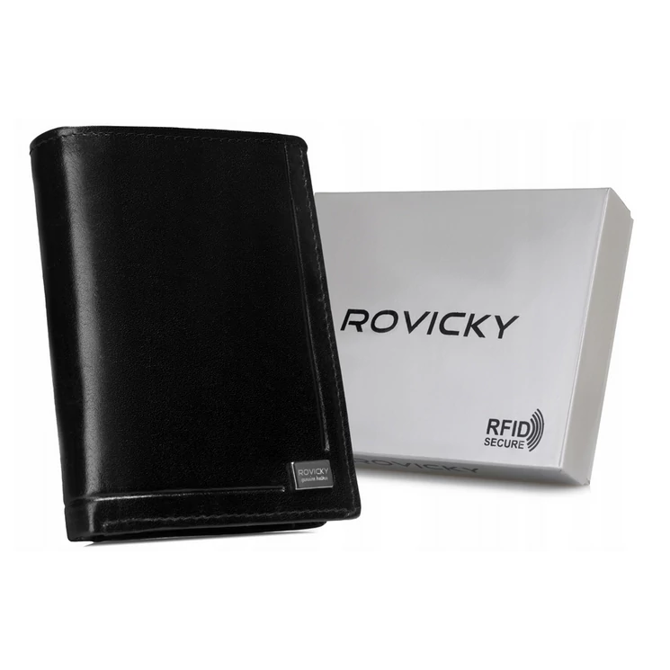 Valódi Bőr Elegáns férfi pénztárca RFID védelemmel