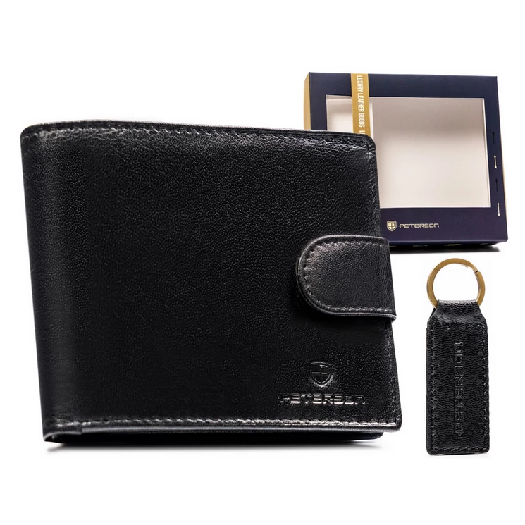 Peterson Férfi pénztárca és kulcstartó ajándékcsomag